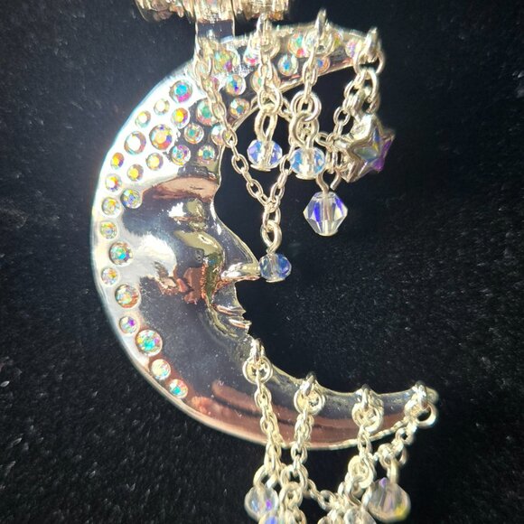 KIRKS FOLLY DANCING IN THE MOONLIGHT MAGNETIC ENHANCER & 10mm AB CRYSTAL NECKLAC - Picture 8 of 14